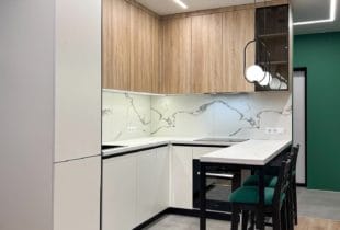 Кухня с барной стойкой Инга 2,6х2х2м